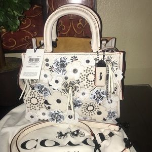 NEW Coach Rogue 1941 Tea Rose Ivy Chalk Bag $995